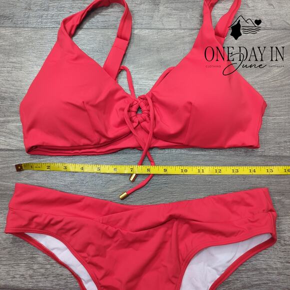 CharmLeaks Keyhole Bikini Swimsuit Size XL - Picture 2 of 4